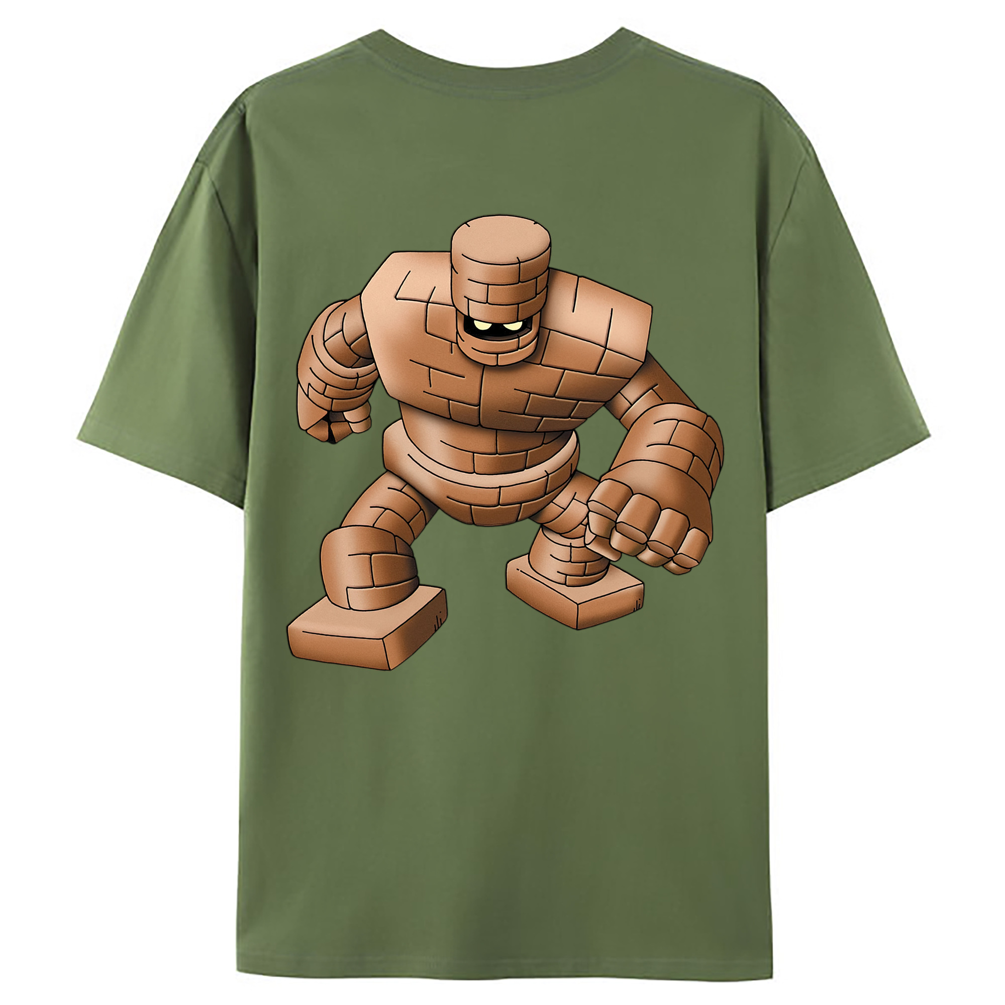 （画像用） ドラゴンクエスト Doragon Kuesuto Dragon Quest 綿100％ メンズ半袖Tシャツ（バックプリント） 通気性